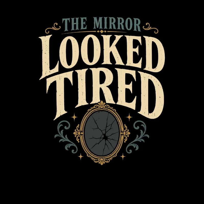 Haunted mirror, cursed mirror spirit in the mirror,