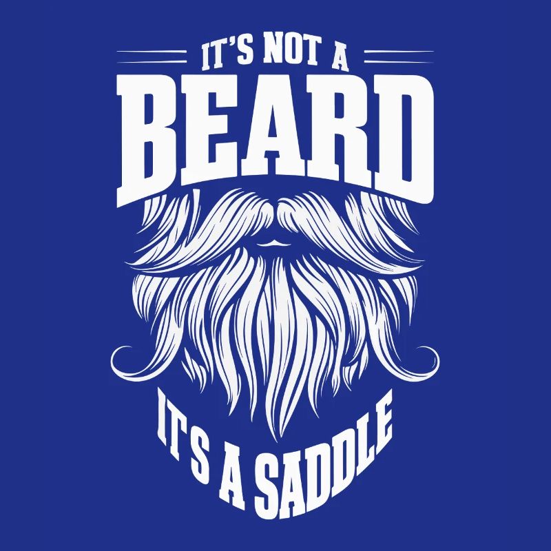 It's not a beard, it's a saddle