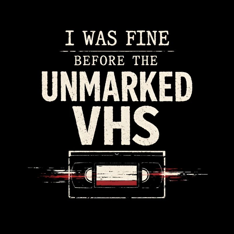Suspicious video cassette | Retro Horror