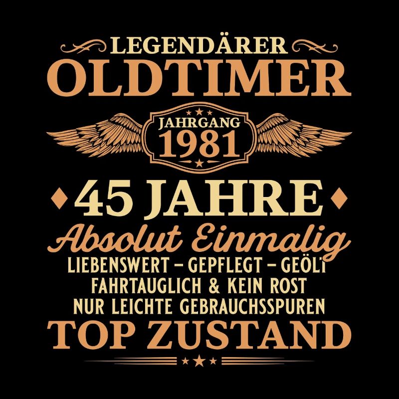 Legendärer Oldtimer 1981 – 45. Geburtstag