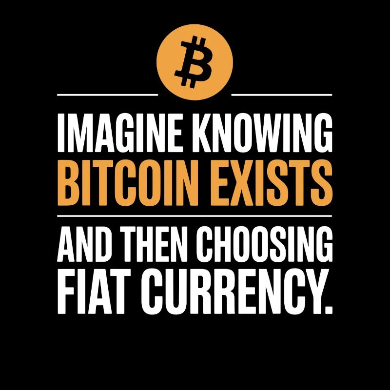 Bitcoin Imaginez savoir que Bitcoin existe crypto BTC