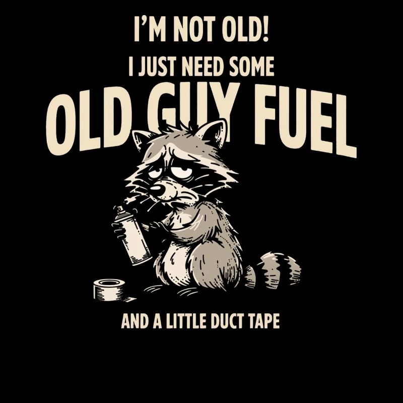 Carburant pour ratons laveurs : ruban adhésif Old Guy