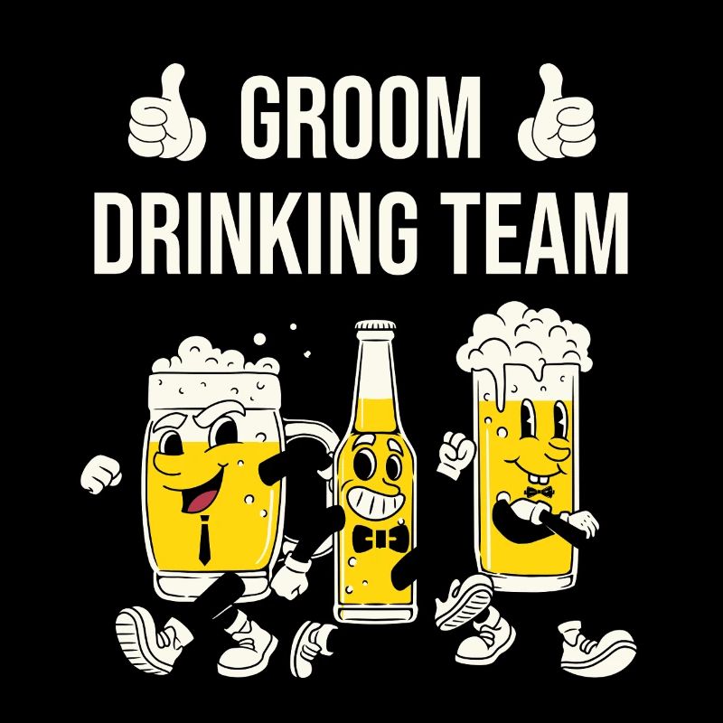 Groom Drinking Team