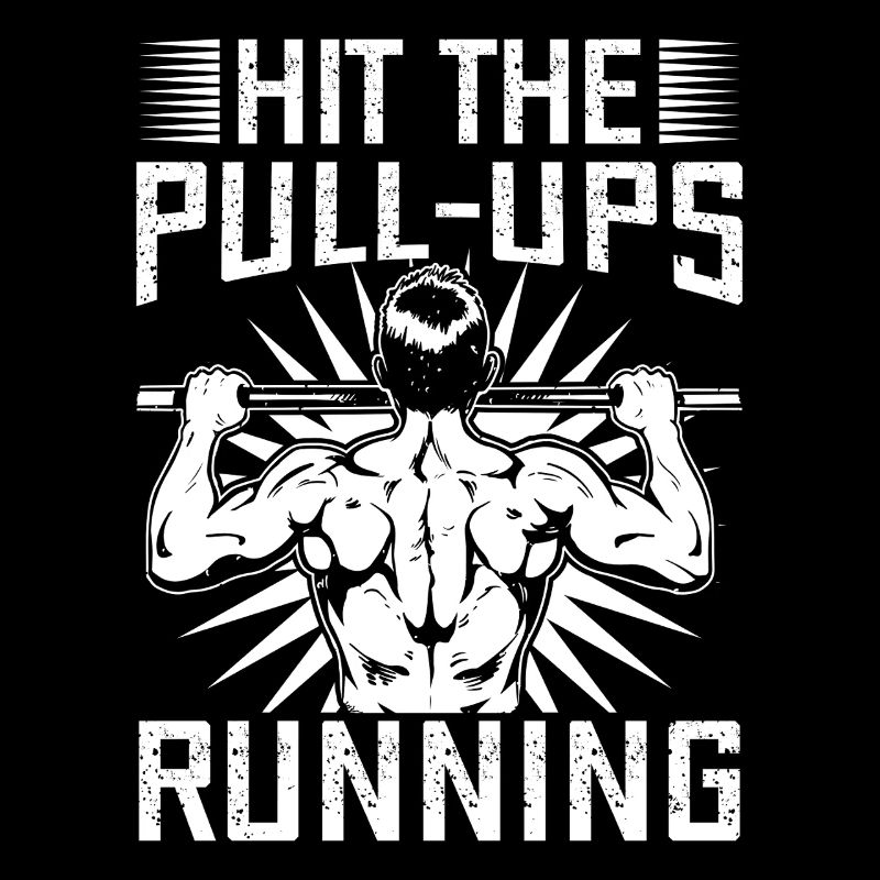 Gym Junkies Hit The Pull-Ups Running Calisthenics