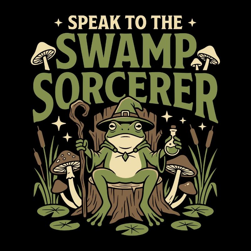 Frog Wizard Frog Magic Frog