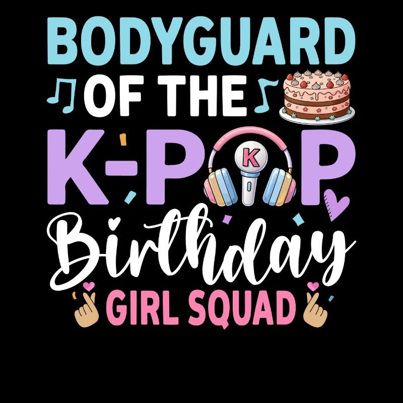 Garde du corps de l’escouade des filles d’anniversaire K-Pop