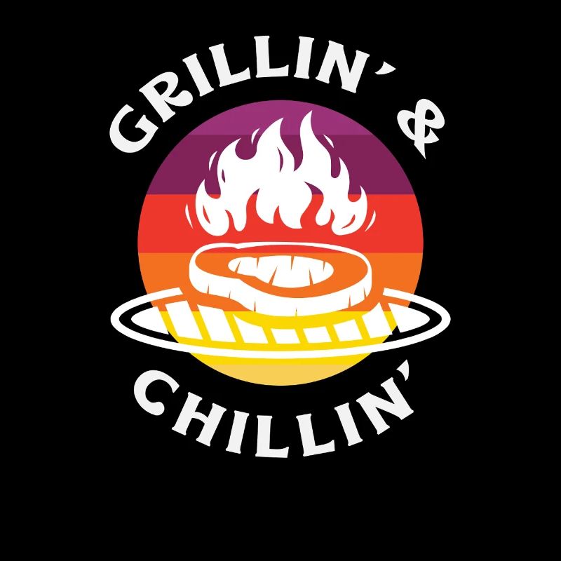Grillin And Chillin Funny Grill Master