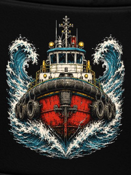 Schleppschiffe Schlepper Artistic Illustration