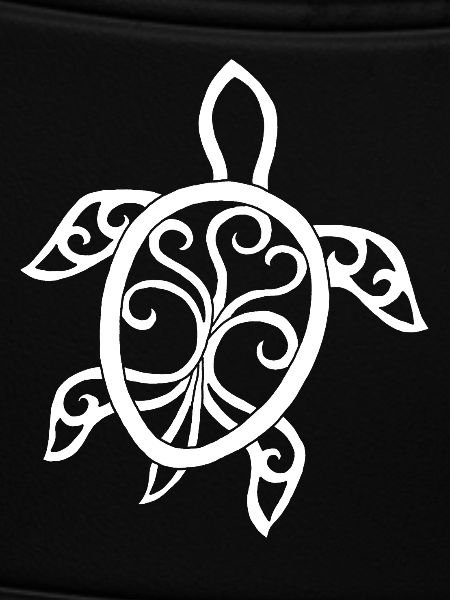 White Mandala Turtle