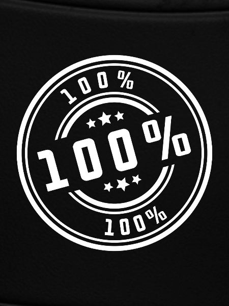 100% Percent Stamp