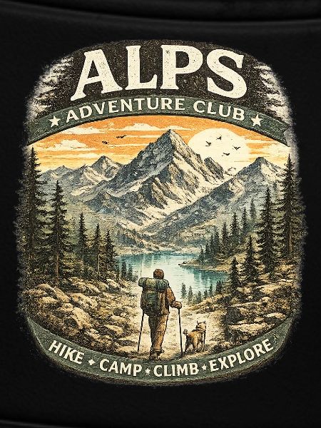 Alps Adventure Patch Mountains