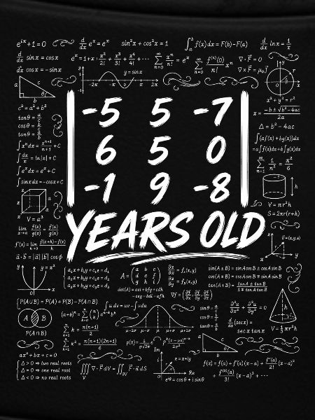 27. Jubiläum. Determinantenmatrix-Mathematik-Nerd lustig