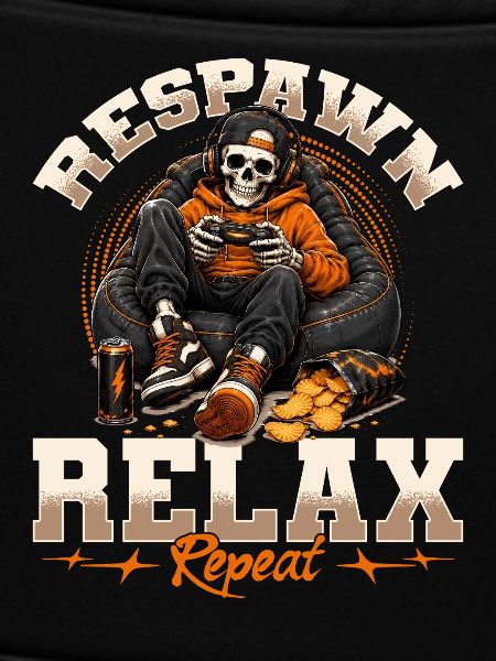 Skeleton Gamer Gaming Halloween