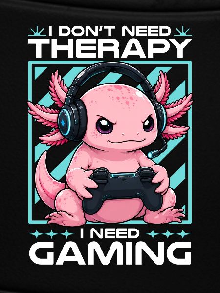 Funny Axolotl Gamer Gaming
