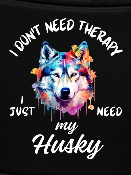 Lebendiger sibirischer Husky-Splash