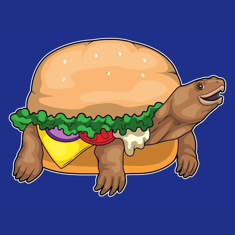 Turtle Cheeseburger