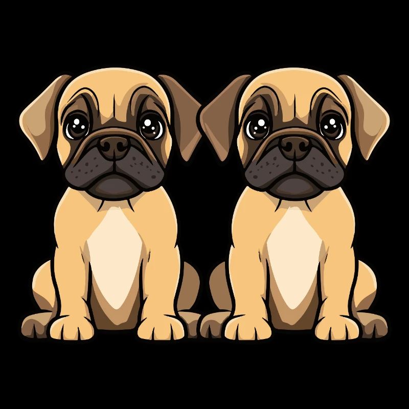 Bullmastiff Hund Comic