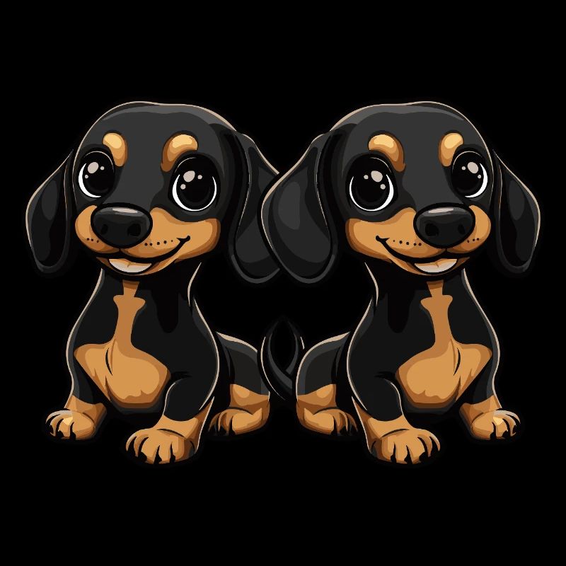 Dackel DachsHund Comic