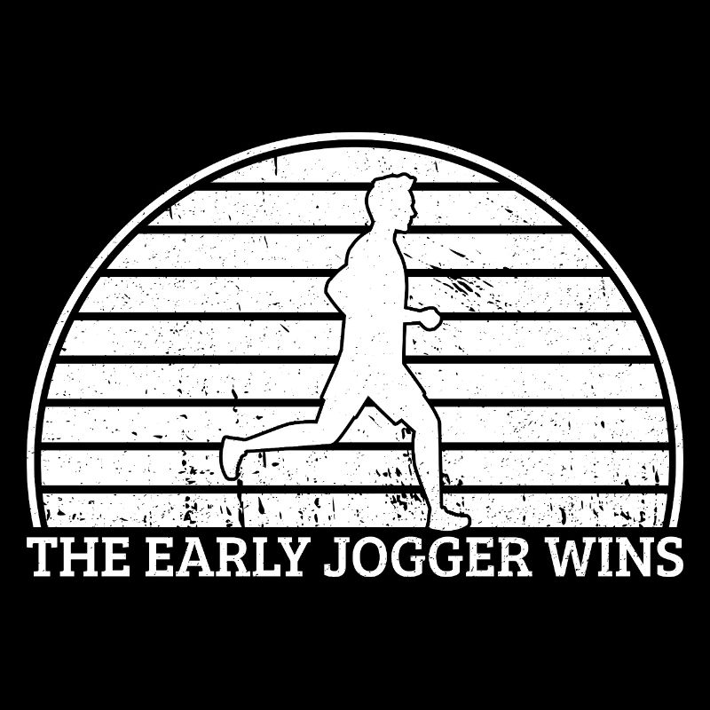 Marathon Runner Early Jogger Wins Running