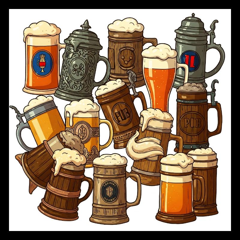 La chope à bière : la tradition de trinquer