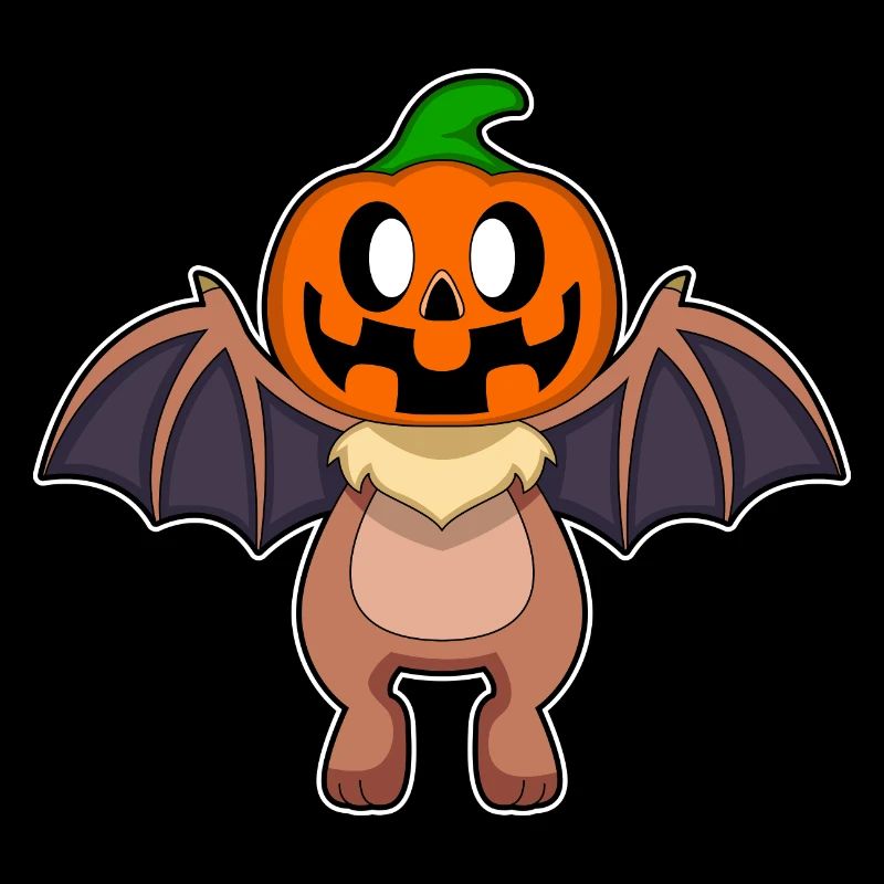 Fledermaus Halloween Kürbis