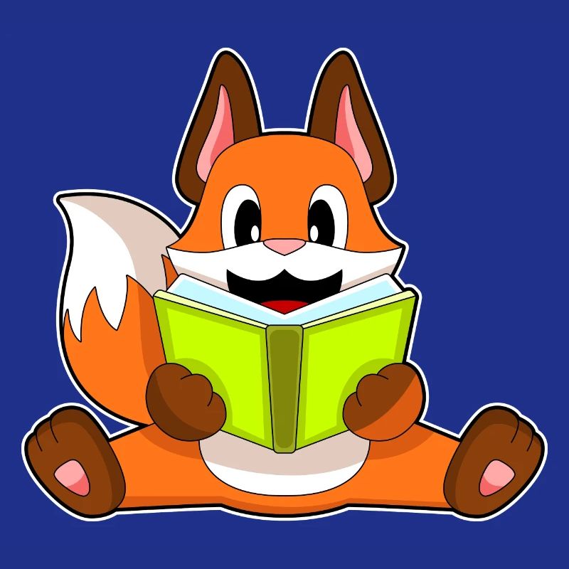 Fox Reading Book