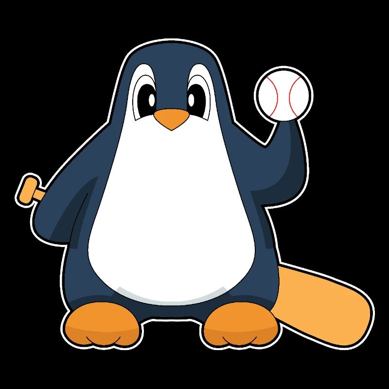 Pinguin Baseball Baseballschläger