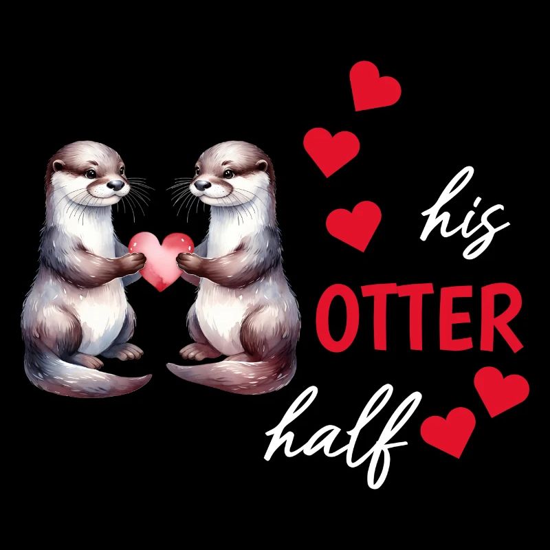 Otter half liebe geschenk