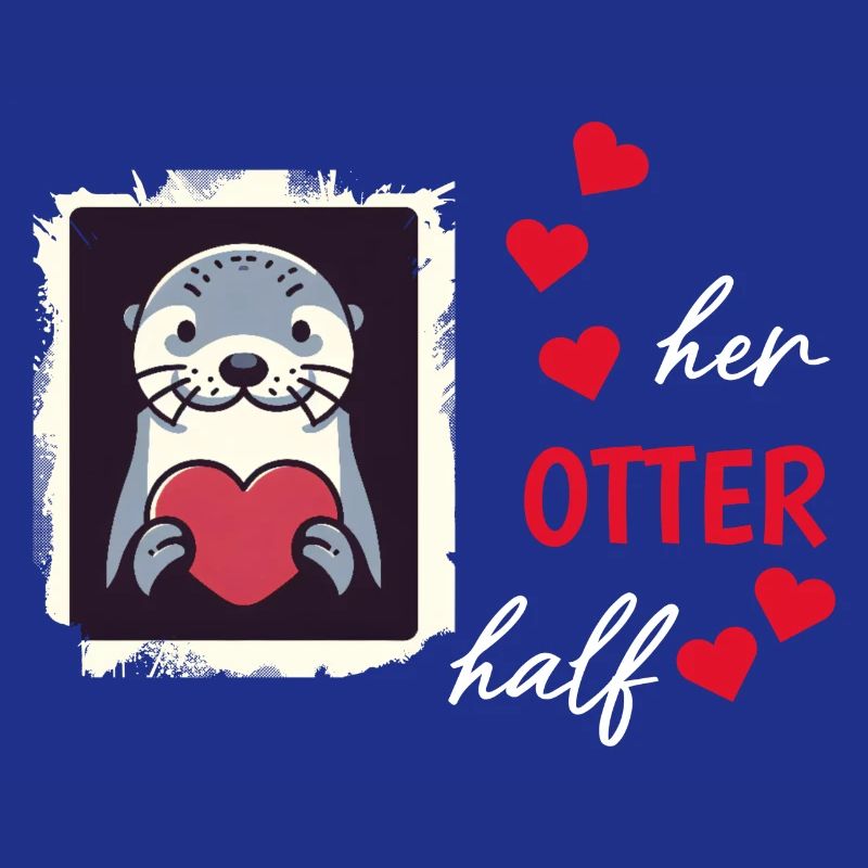 Otter half liebe geschenk