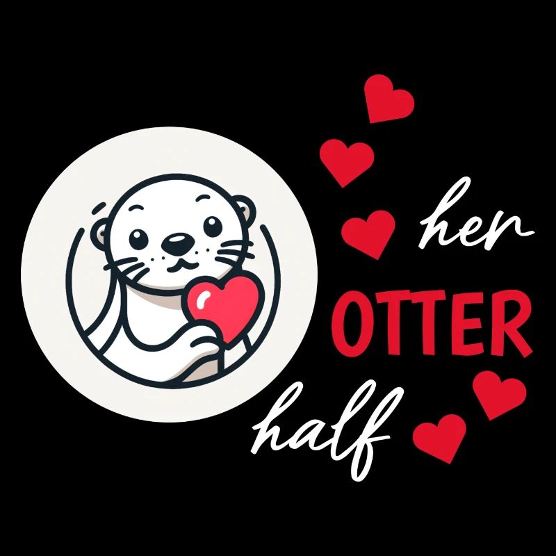 Otter half liebe geschenk