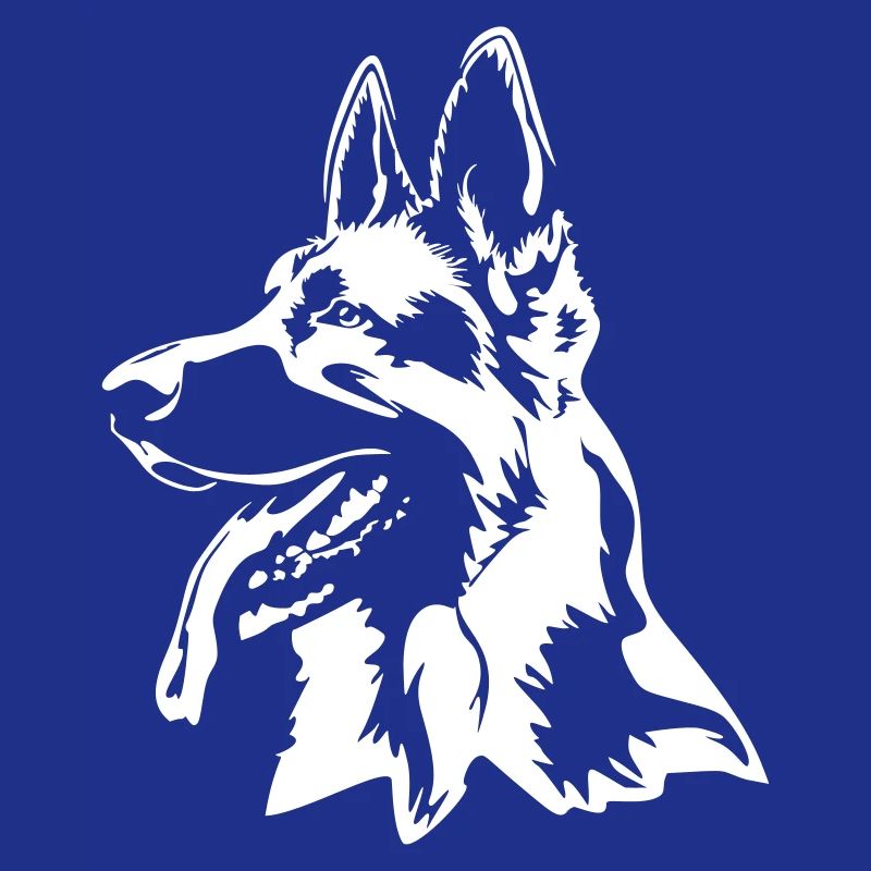 German shepherd head "Black Edition"