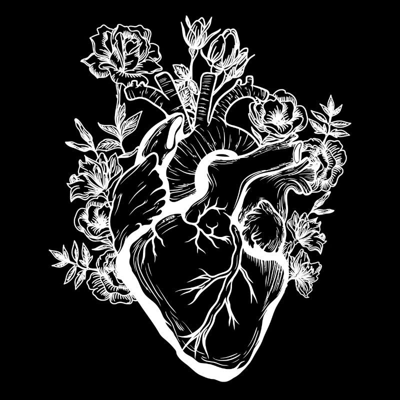 Coeur et fleurs
