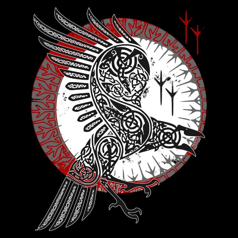 NORSE RAVEN - Walhalla Raben Wikinger