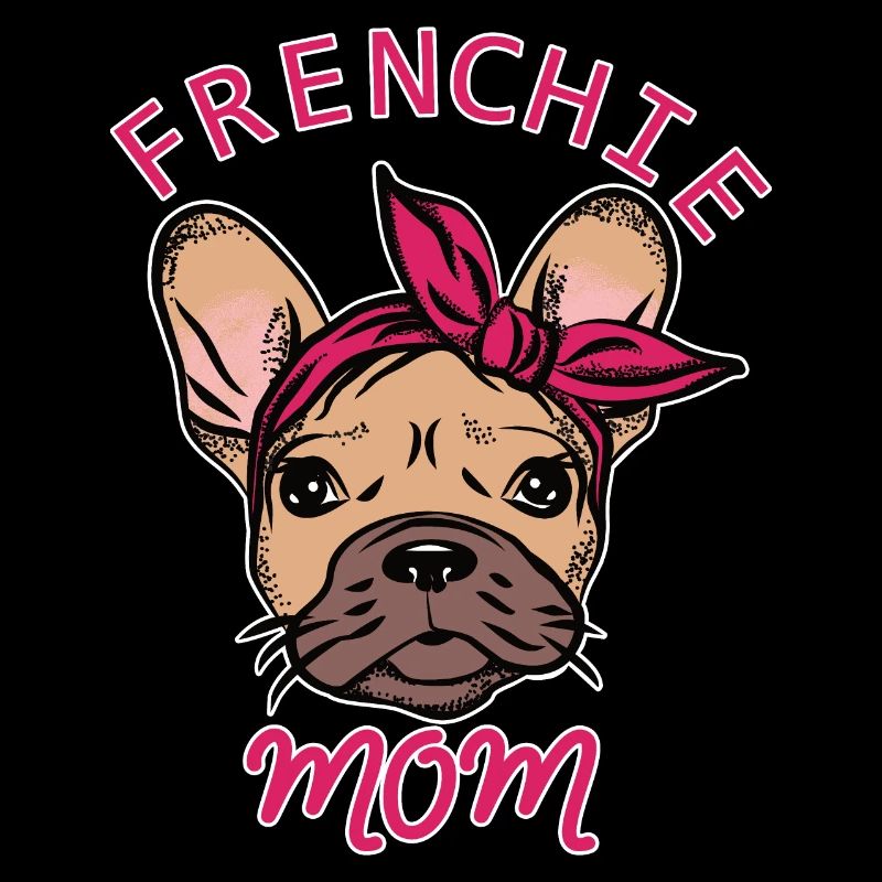 Frenchie Mom bouledogue français avec boucle
