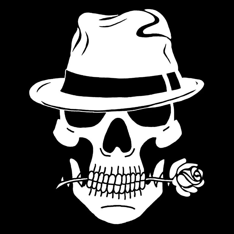 Crâne blanc de gangster