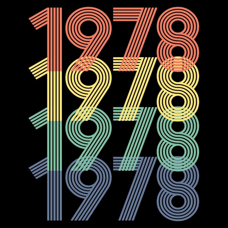 Cool Retro 1978, 44 Years Old, 44th Birthday Gift