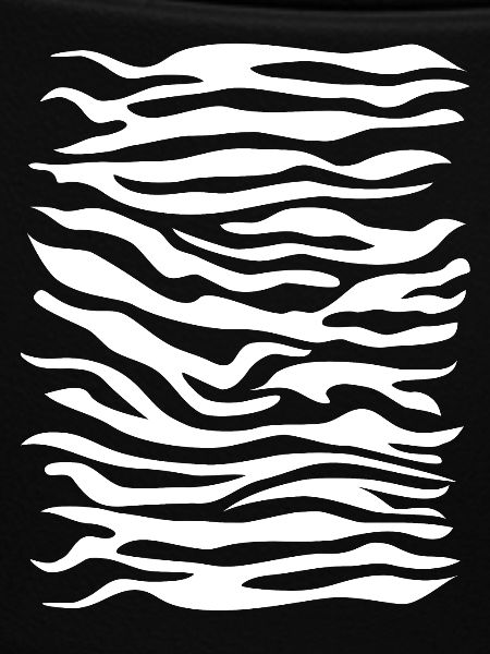 Zebra Muster weiss
