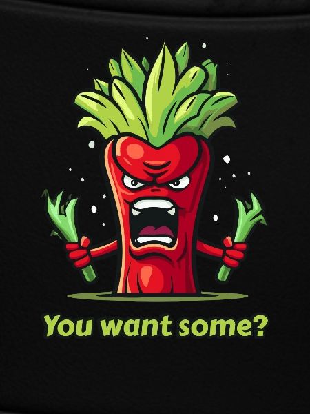 Angry red vegetables