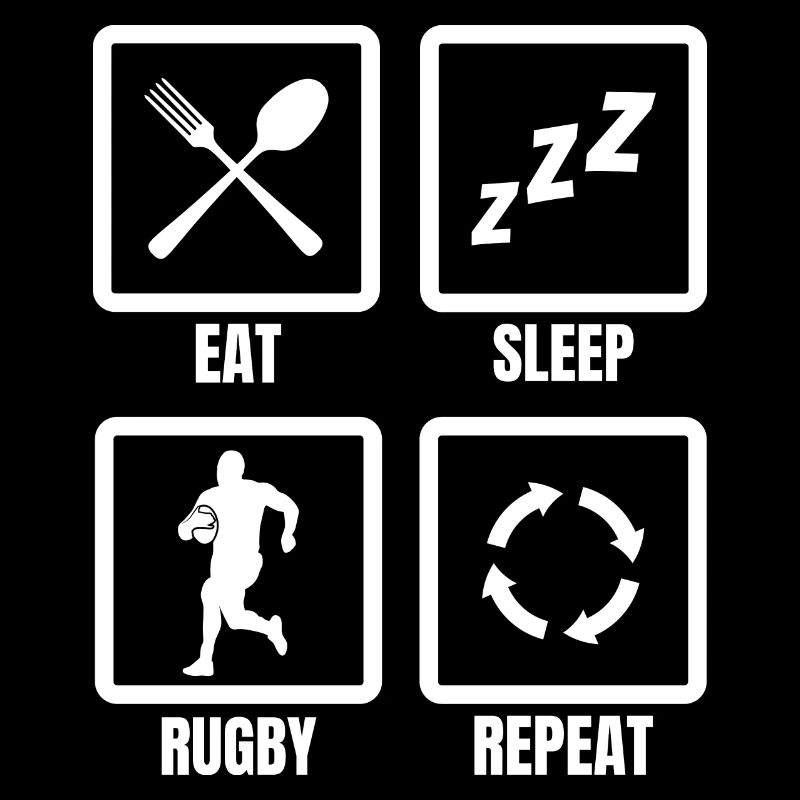Eat Sleep Rugby Repeat
