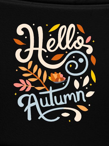 Hallo Herbsttypografie - Herbstmode