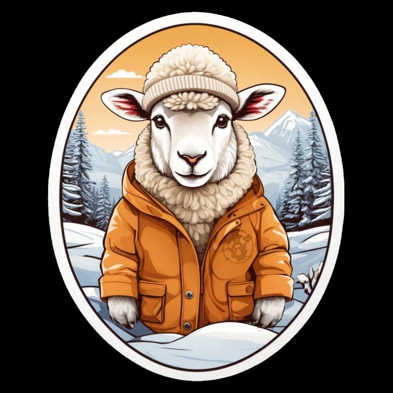 Cute cuddly sheep