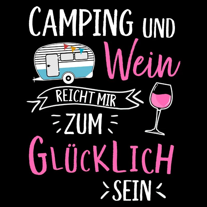 Camping und Wein Wohnwagen Camper Campingplatz