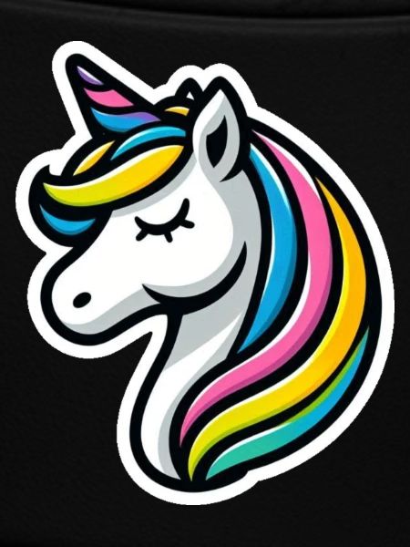 Einhorn Comic schlafend