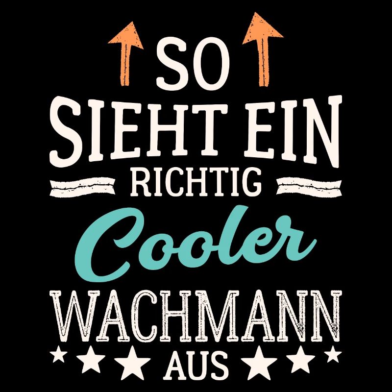 So sieht ein richtig cooler Wachmann aus Türsteher