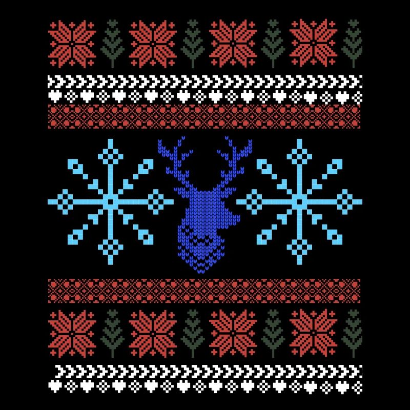 Pixel Weihnachtsmuster