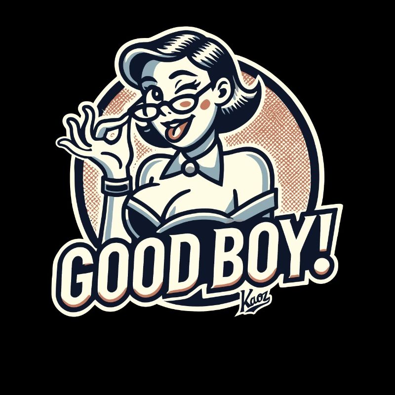 Belle dame nerd stricte : Bon garçon !
