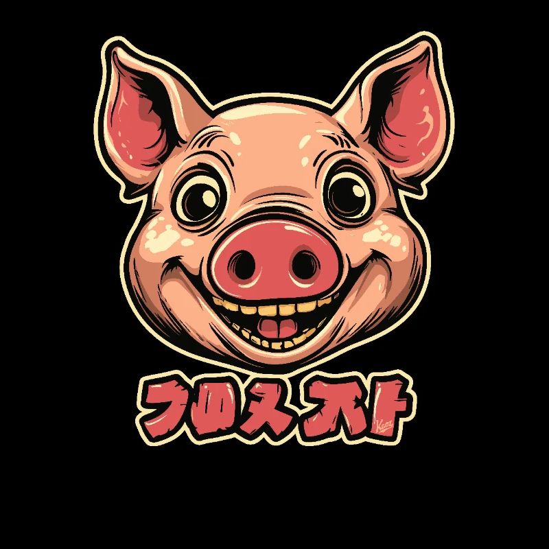 Cochon heureux