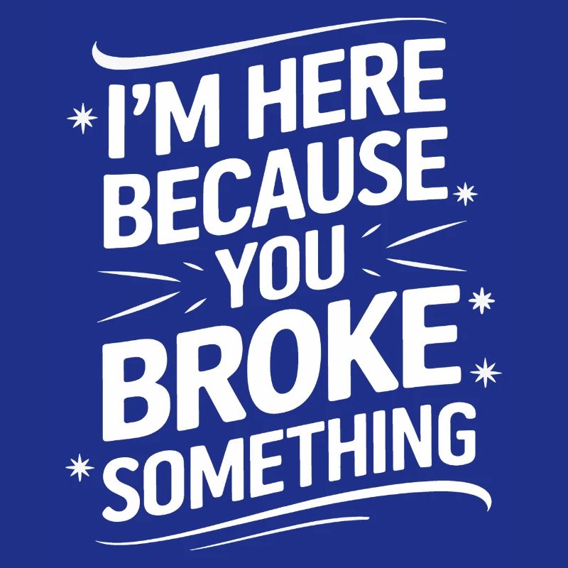 Technischer Support Computerfreak Nerd