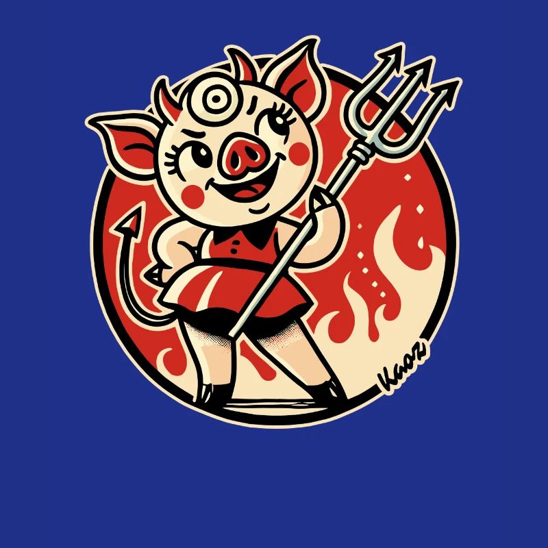 Démon cochon maléfique de l’enfer