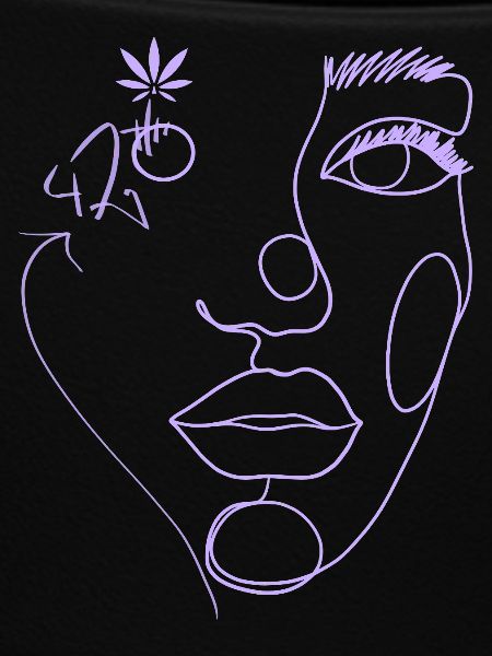 FACEFLY ONE LINE ART
